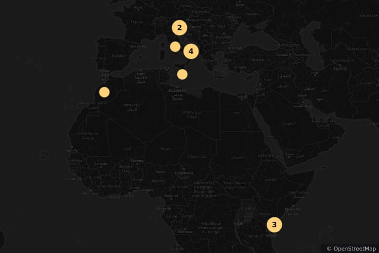 Mapa miejsc kręcenia filmu Tolo Tolo (2020)
