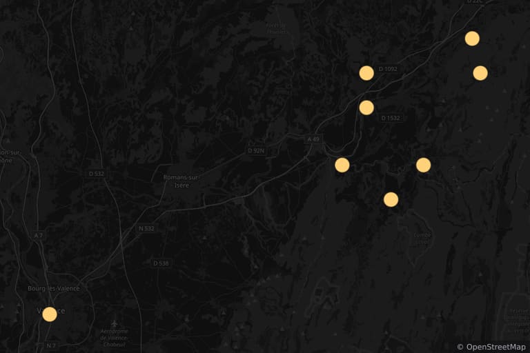 Mapa de los lugares de rodaje de Un p'tit truc en plus (2024)