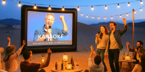 Karaoké Géant en Plein Air – Écran XXL & Sonorisation Pro