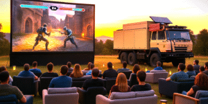 Jeux Vidéo XXL sur Écran Géant